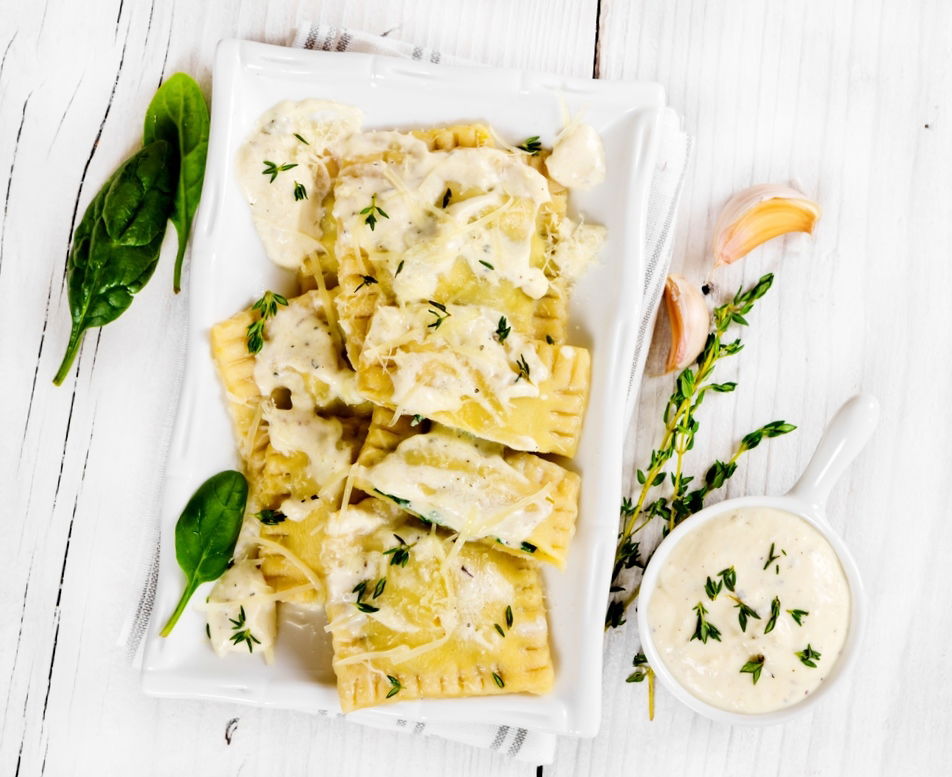 רביולי במילוי ערמונים וגבינות שכל אחד יכול להכין