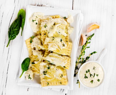 רביולי במילוי ערמונים וגבינות שכל אחד יכול להכין