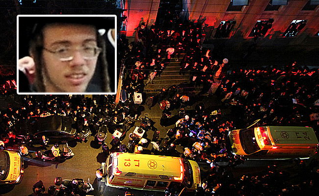 יצחק סאמט ז"ל על רקע זירת האסון