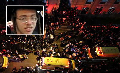 יצחק סאמט ז"ל על רקע זירת האסון