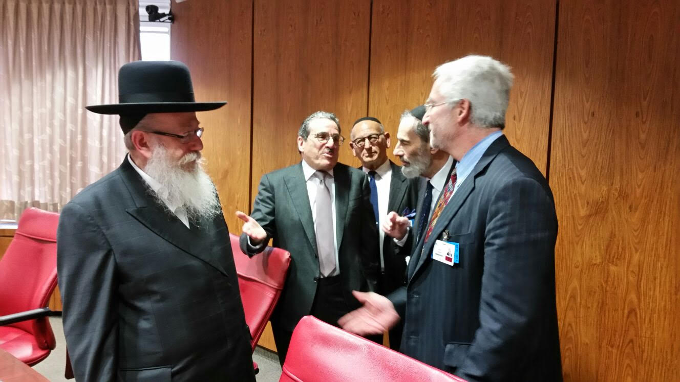 שר הבריאות יעקב ליצמן מבקר בארצות הברית