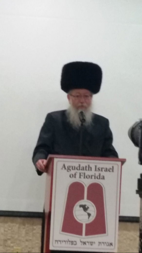 ליצמן חגג בארה"ב את הישגי החרדים. תיעוד