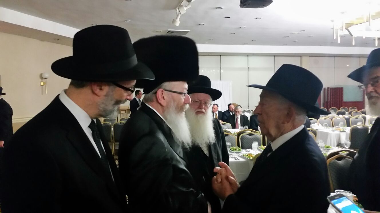 ליצמן חגג בארה"ב את הישגי החרדים. תיעוד