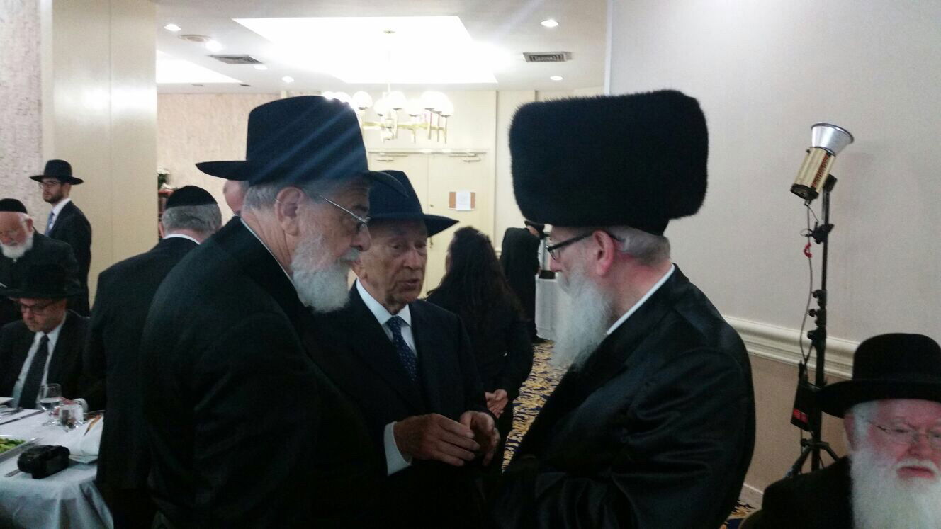 ליצמן חגג בארה"ב את הישגי החרדים. תיעוד