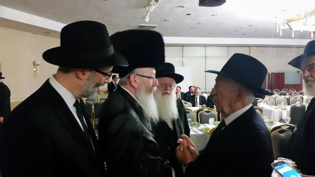 ליצמן חגג בארה"ב את הישגי החרדים. תיעוד