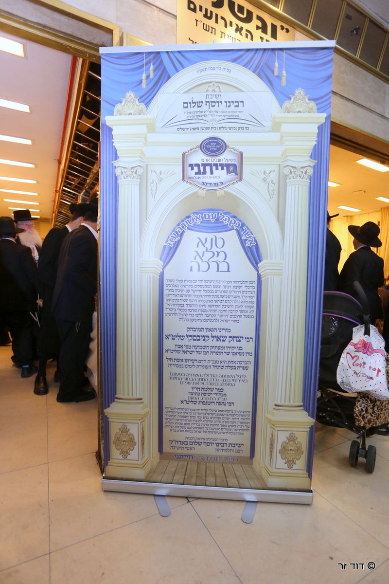 צפו: שמחת האירוסין של נכד מרן הגר״ח קנייבסקי