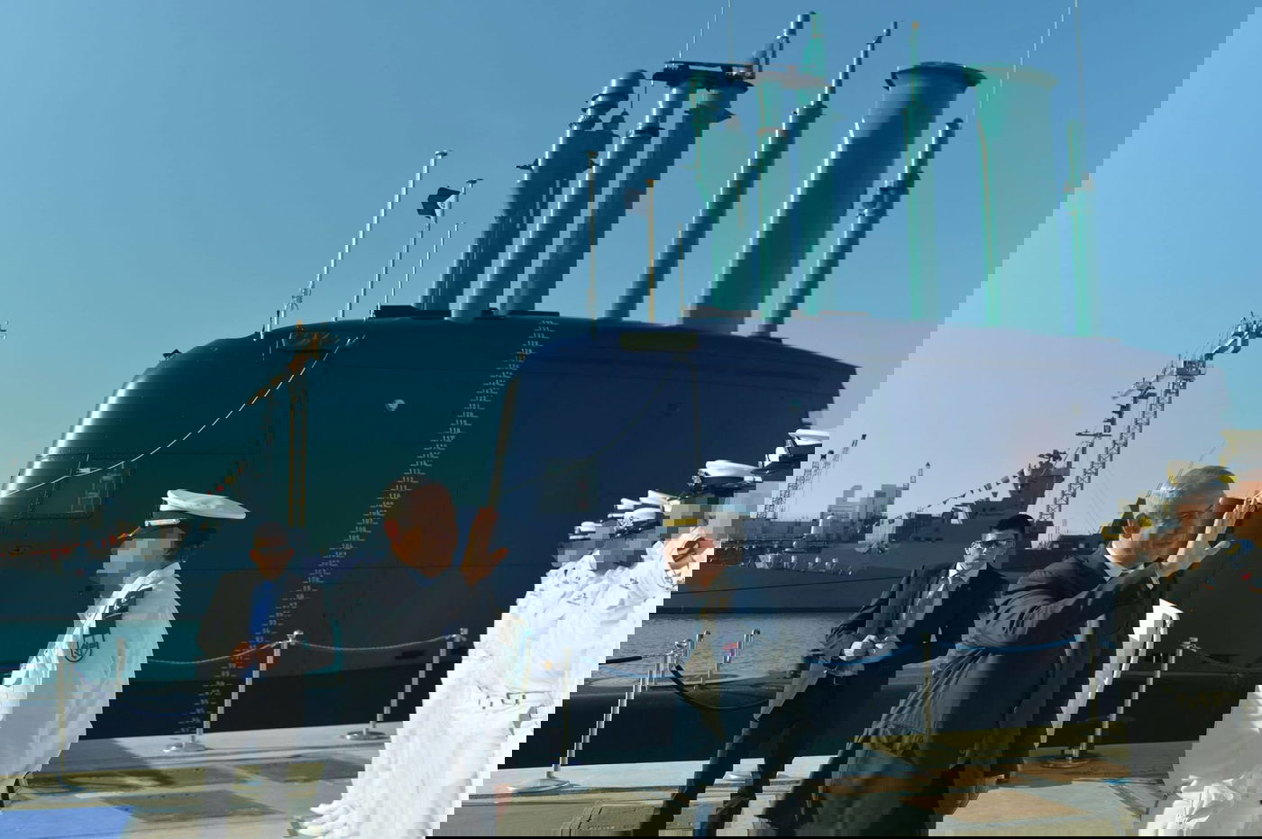 תיעוד: כך התקבלה צוללת אח"י רהב בחיל הים