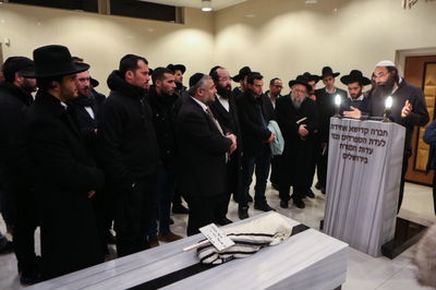 הלווית הפעוט מזה מזרחי זצ"ל