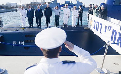 תיעוד: כך התקבלה צוללת אח"י רהב בחיל הים