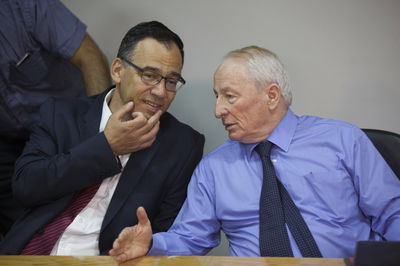 יהודה וינשטיין ושי ניצן. ארכיון