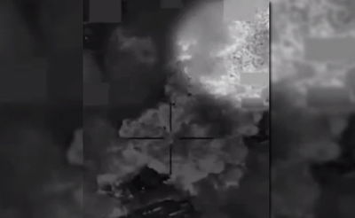 צפו: מיליוני דולרים עפים באוויר לאחר תקיפת מחסן של דאעש