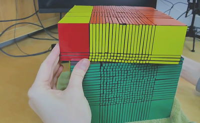 צפו: הקוביה ההונגרית הגדולה בעולם הודפסה בתלת ממד