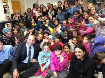 תמונות: בנט ושקד נטעו עצים בגוש עציון