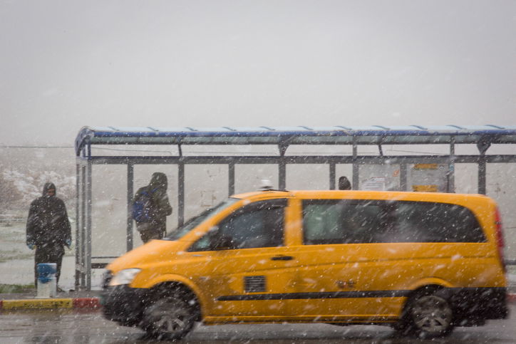 שלג וחיילים בגוש עציון • גלריה