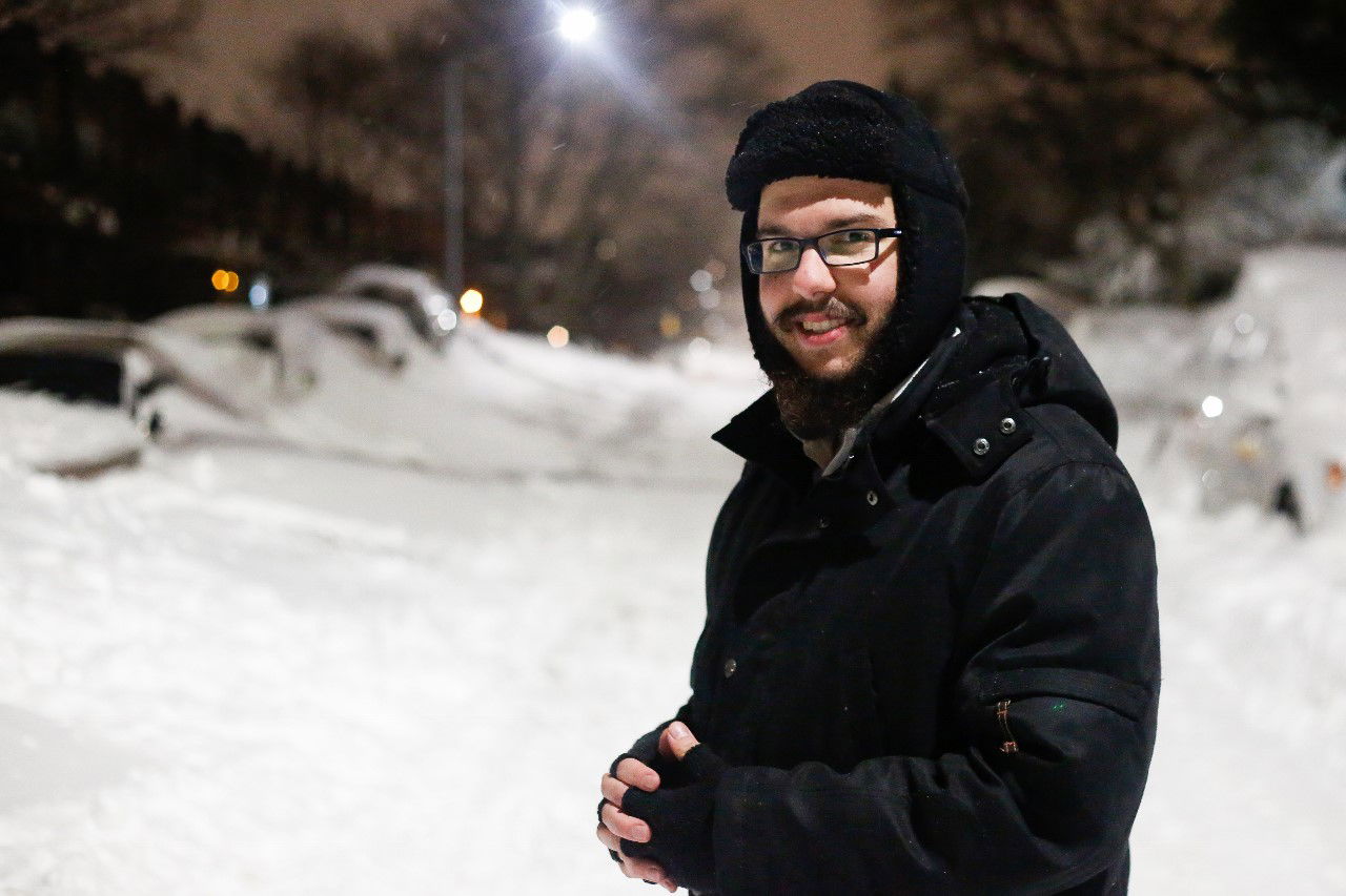 קראון הייטס מושלגת • גלריה לבנה