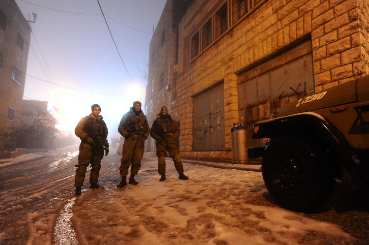 גלריה מרהיבה: העיר חברון מושלגת