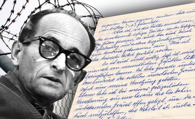 מה ניתן ללמוד מכתב היד של אייכמן? "רתחן, אכזרי, אמיץ ושחצן"