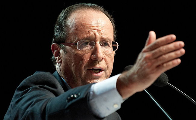 נשיא צרפת פרנסואה הולנד