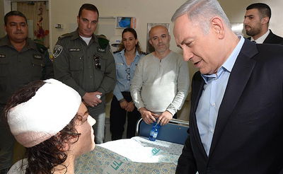 נתניהו ביקר את הלוחמת: "מנעה אסון עצום"