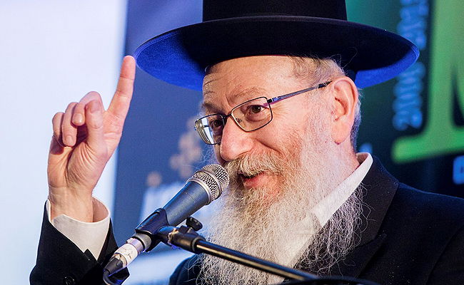 שר הבריאות יעקב ליצמן