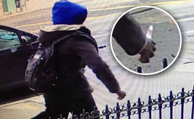 עם הסכין ביד: צפו בהימלטות של דוקר האברך בקראון הייטס