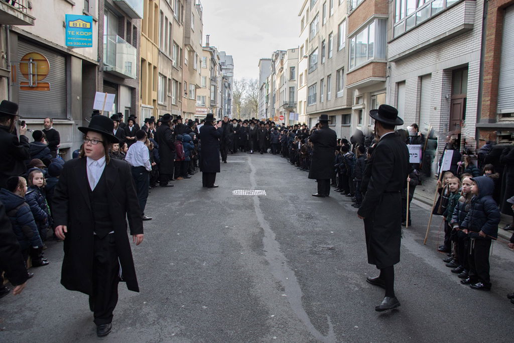 גלריה: האדמו"ר מסאטמר קפץ לביקור בזק באנטוורפן