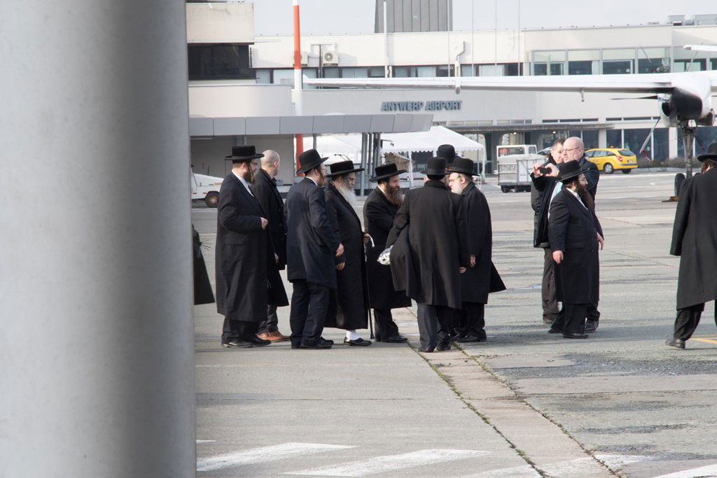 גלריה: האדמו"ר מסאטמר קפץ לביקור בזק באנטוורפן