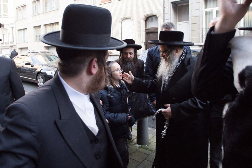 גלריה: האדמו"ר מסאטמר קפץ לביקור בזק באנטוורפן