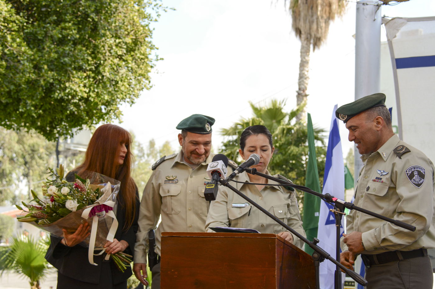 צפו: טקס חילופי מפקדים במשמר הגבול