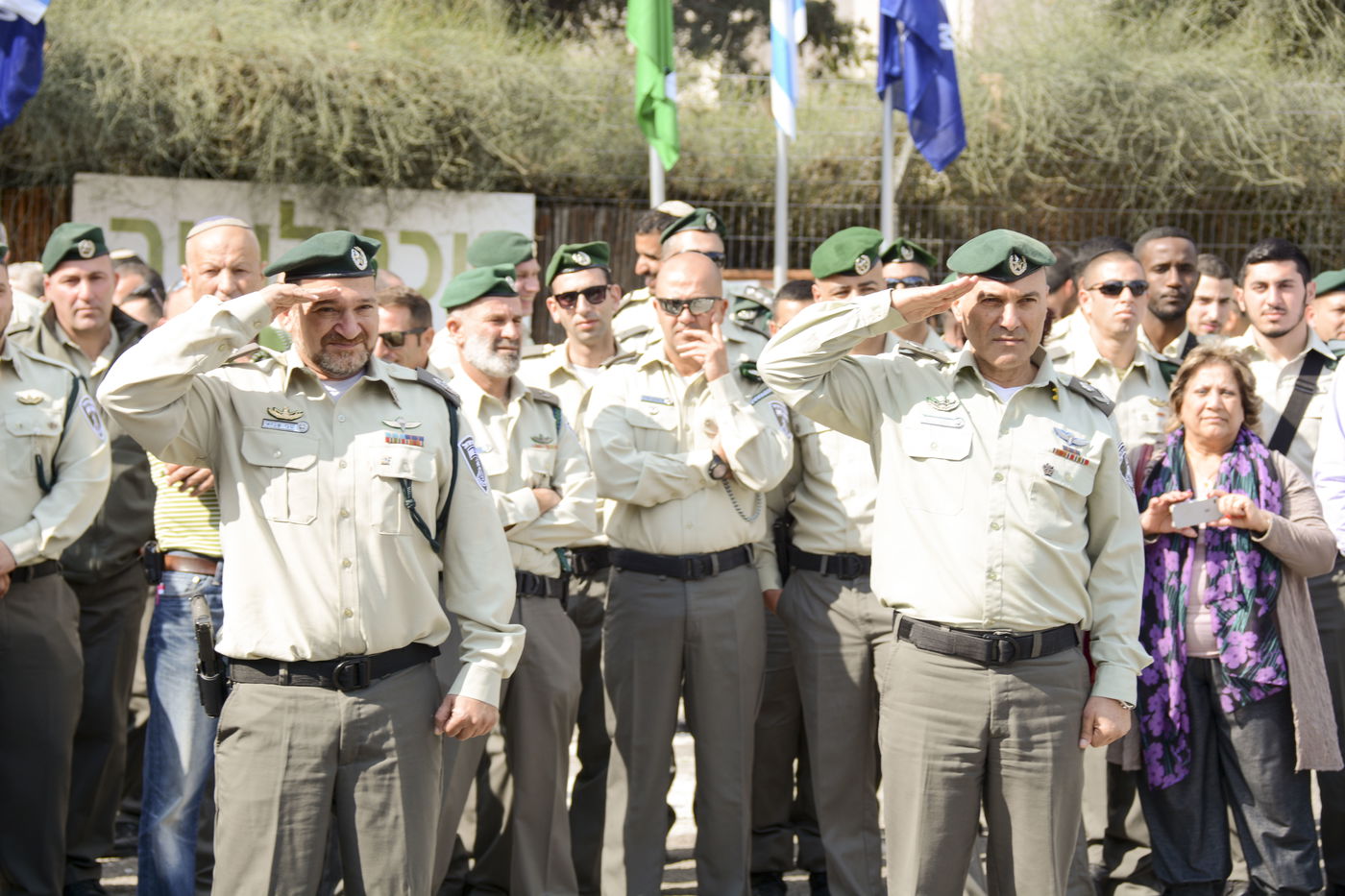 צפו: טקס חילופי מפקדים במשמר הגבול