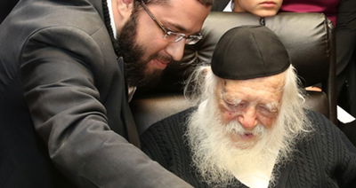 יענקי קנייבסקי עם מרן שר התורה