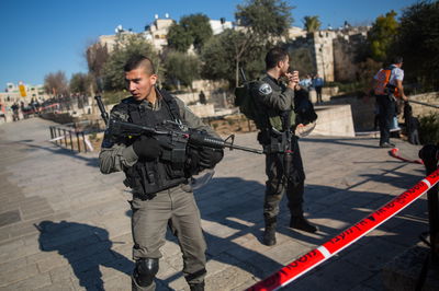 לוחמי מג"ב בשער שכם, ארכיון