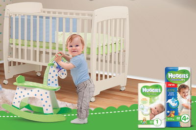 HUGGIES בונה לכם את חדר הילדים
