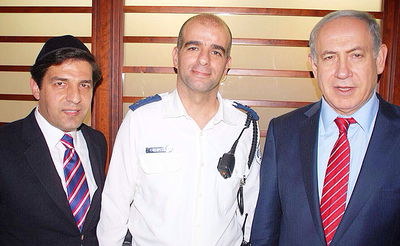 ראש הממשלה, סגן קצין הכנסת אלי הרוש ורב הסלבס מרדכי חסידים, אמש