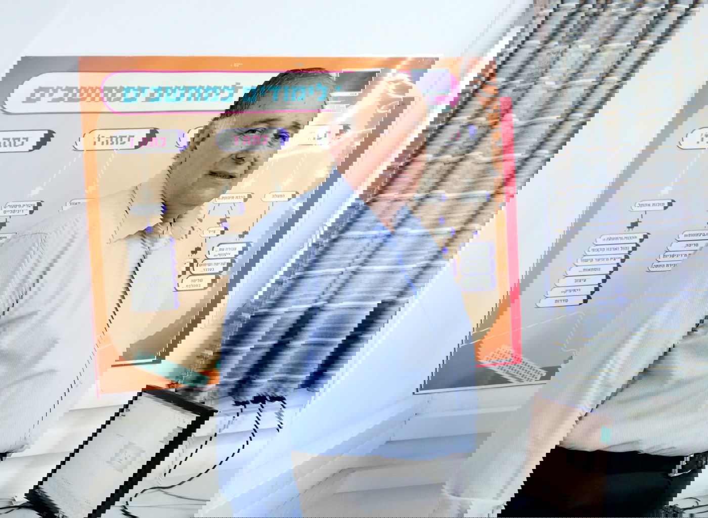 יונה יהב סייר עם מיכאל אלפר ב'בית יעקב'