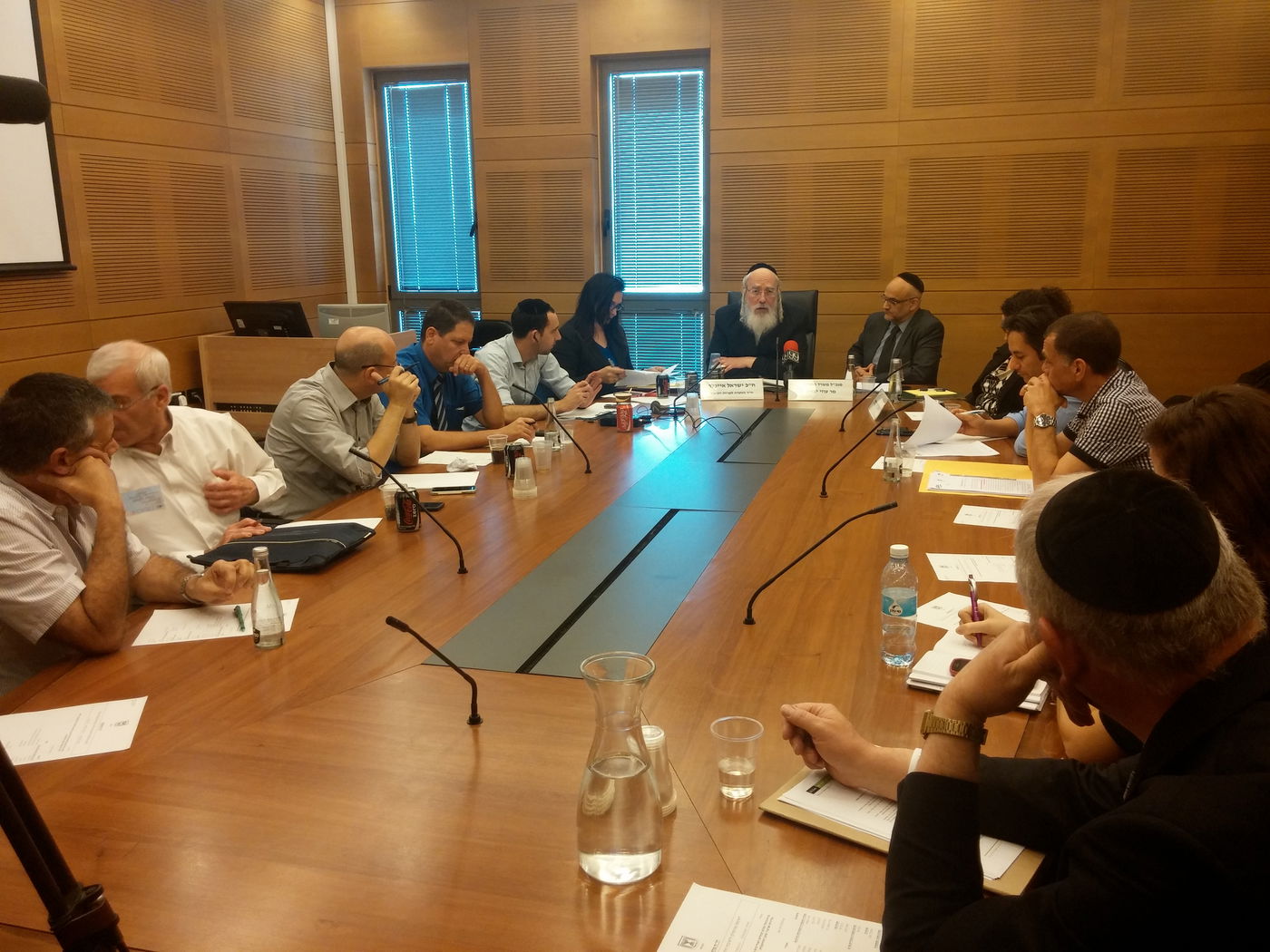 אחד הדיונים בוועדה
