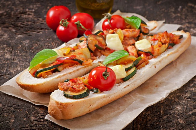 אנטיפסטי - ירקות קלויים בתנור