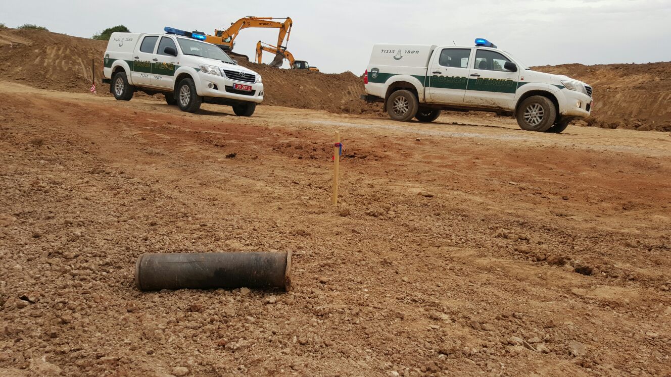 אחת מהרקטות שנורו בליל שבת