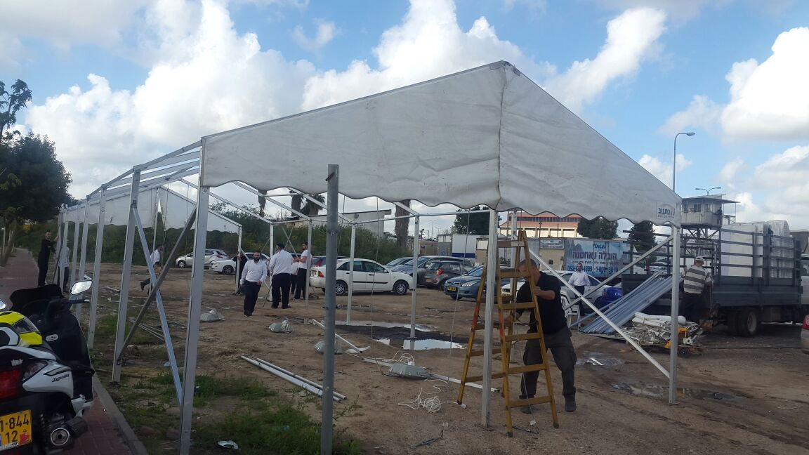 המאהל שהוקם