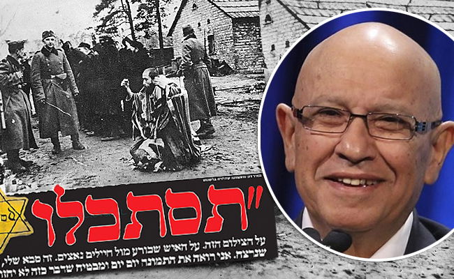 מאיר דגן לצד התמונה הכואבת