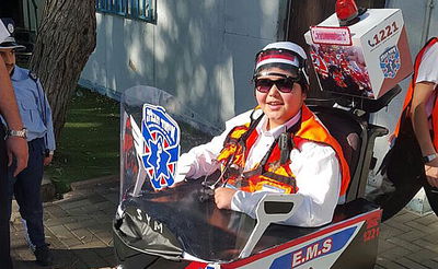 כסא הגלגלים הפך לאופנוע 'איחוד הצלה'. צפו