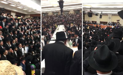 טיש ליטאי סוער: ראשי הישיבה הקפיץ את הבחורים