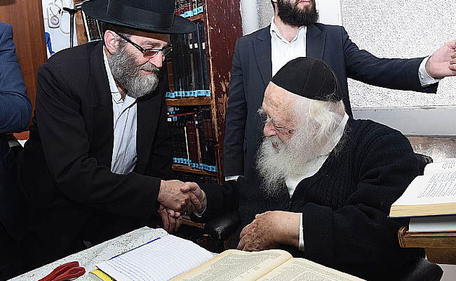 גפני אצל מרן הגר"ח קנייבסקי
