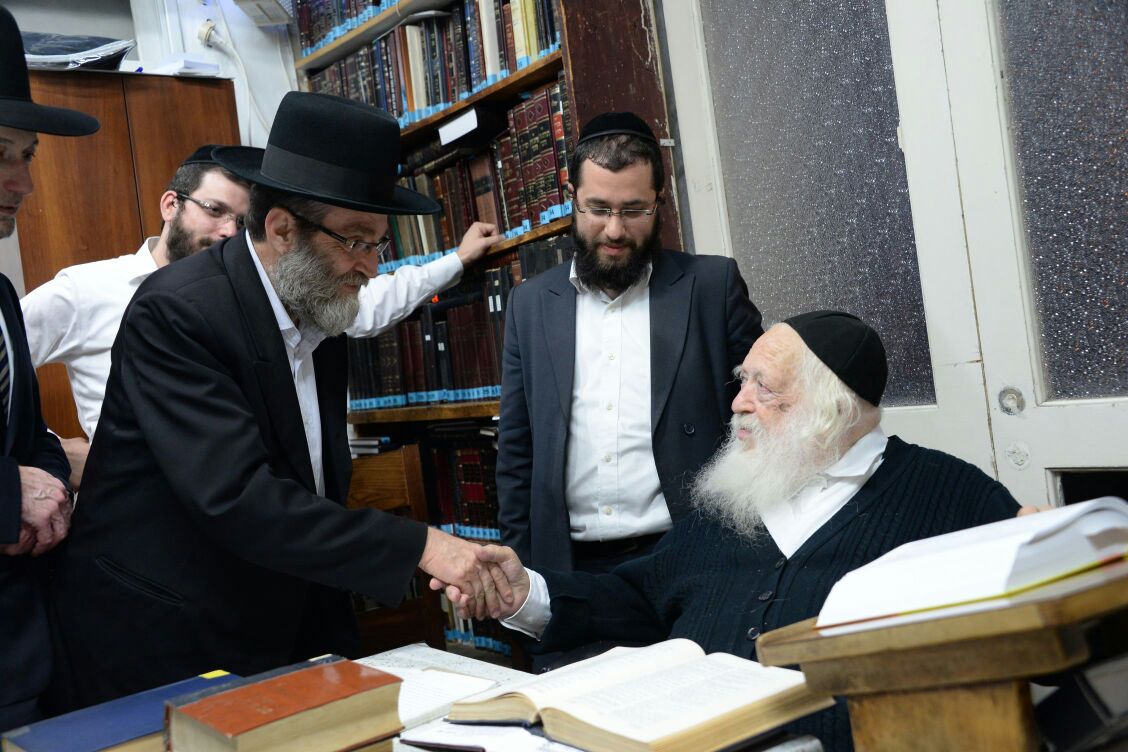 גפני אצל הגר"ח, בערב