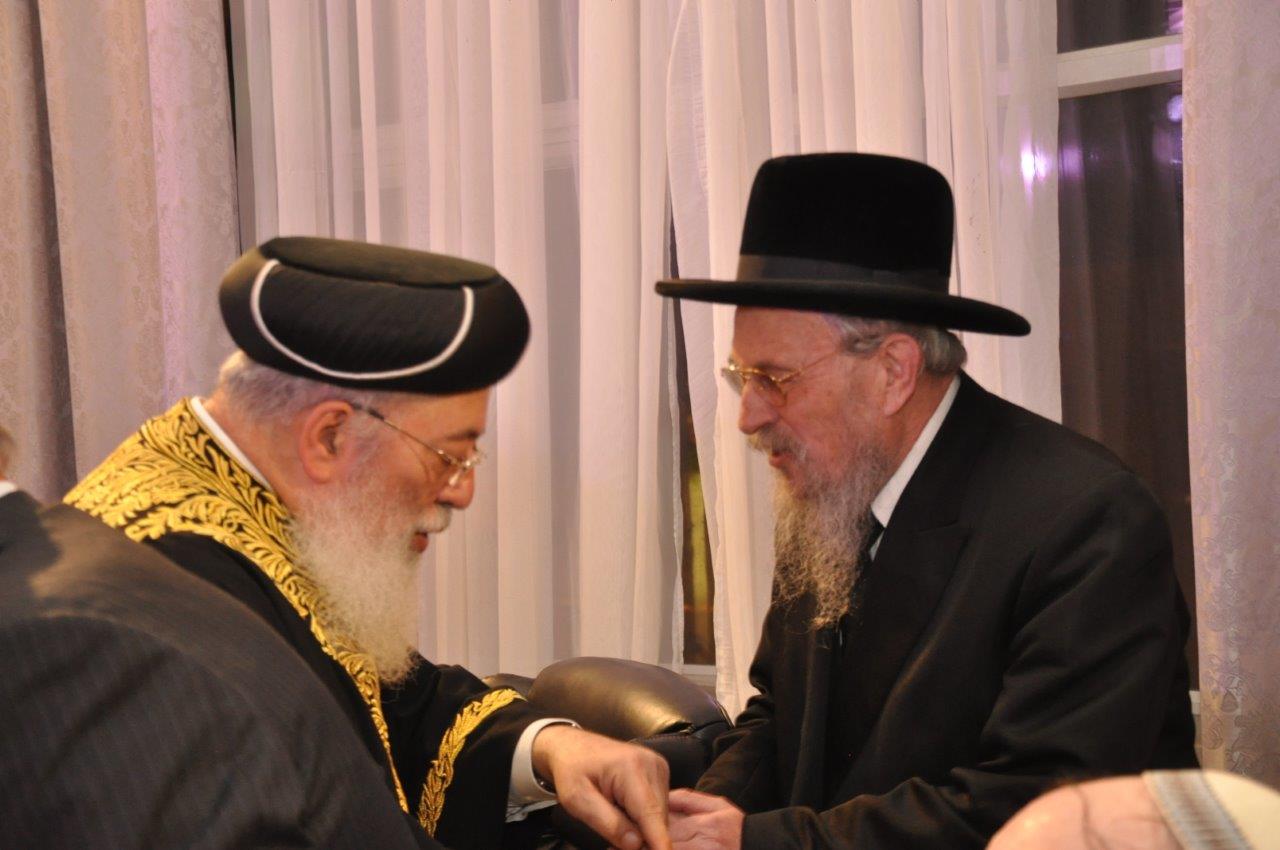 שמחת חתונת נכדת הראשל"צ  ורבה של ירושלים הגר"ש עמאר