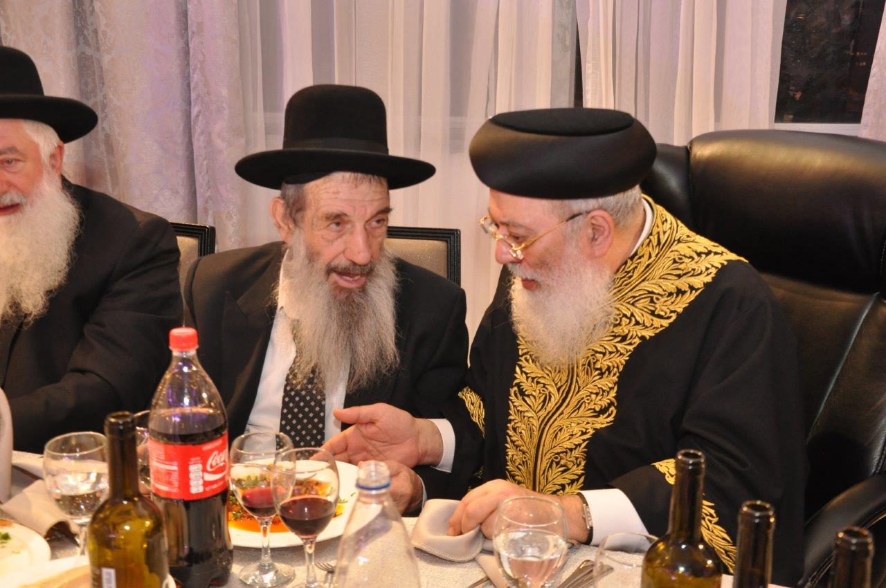 שמחת חתונת נכדת הראשל"צ  ורבה של ירושלים הגר"ש עמאר