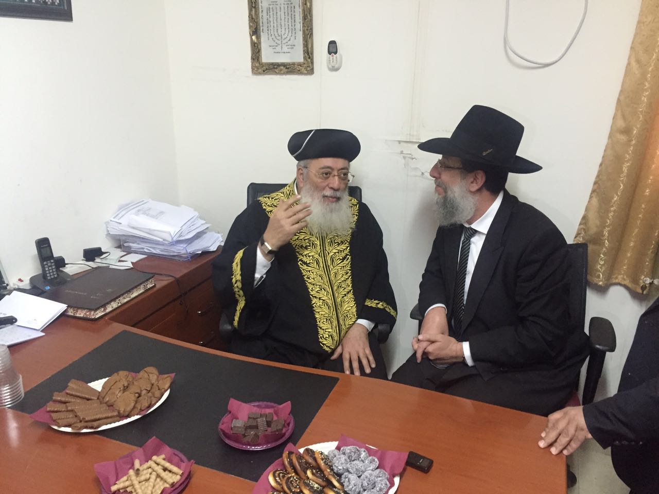 הגר"ש עמאר מסר את שיחת 'סוף הזמן' בישיבת 'נזר התלמוד' שבנשיאות הגר"ש כהן