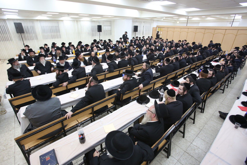 צפו בגלריה: "המתמידים" חגגו את ההגדה של רבם