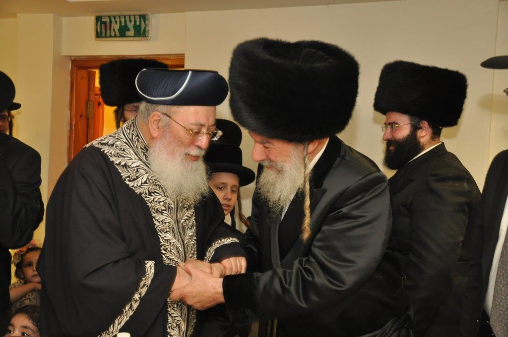 צפו בגלריה: הגר"ש עמאר שבת בבני ברק