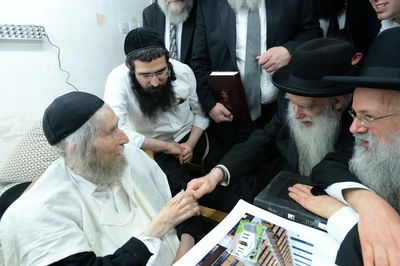 ראשי הישיבה אצל מרן ראש הישיבה